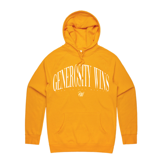 Generosity Wins Hoodie (Gold)